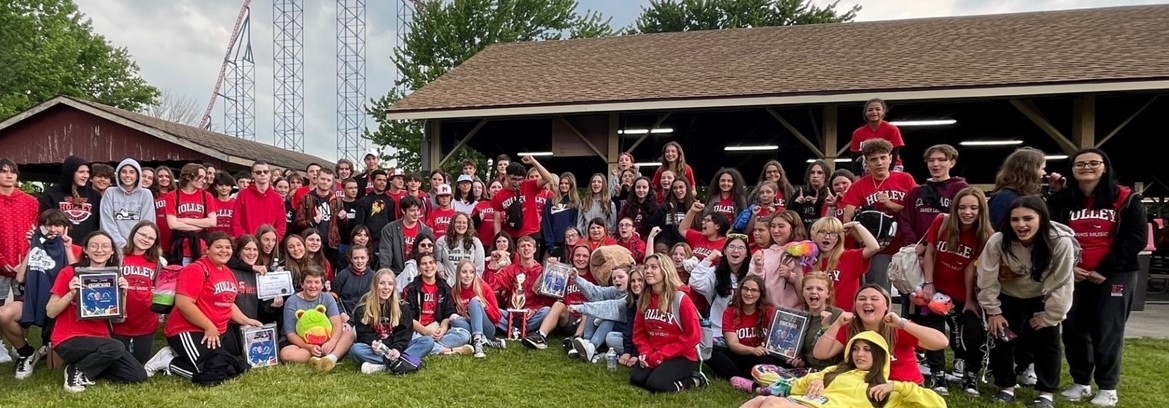 band and chorus competition group photo