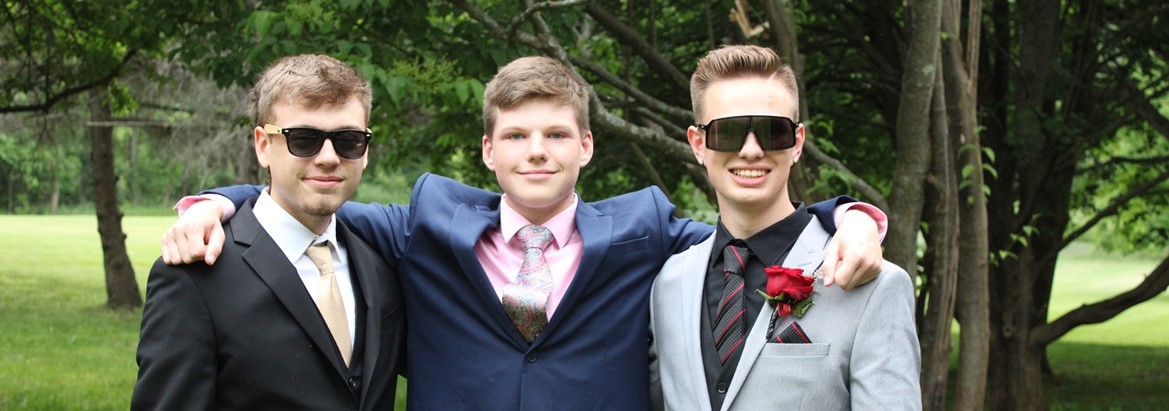 students at prom