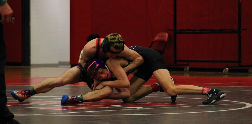 student wrestling